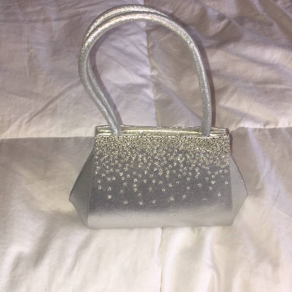 Satin handbag